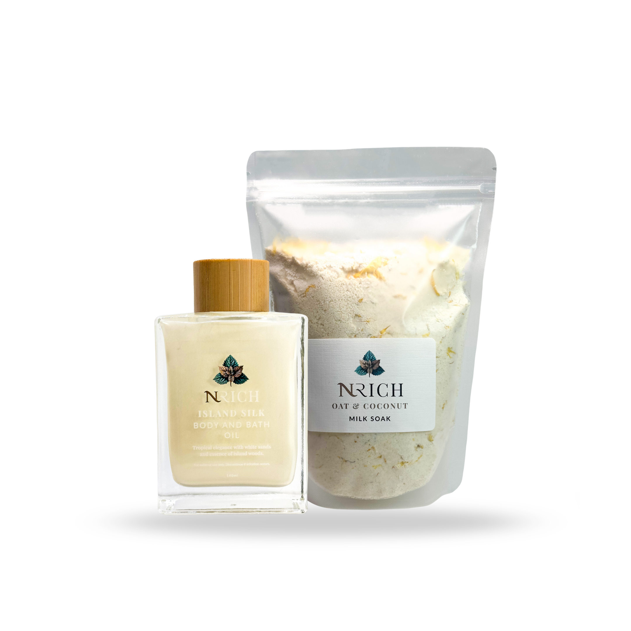 Body and Bath Oil + Bath Soak Bundle